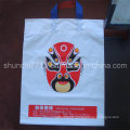 LDPE White Handle Shopping Bag